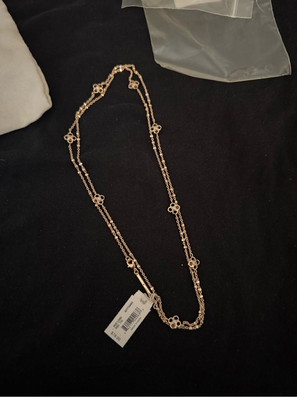 Kendra Scott Gold Floral Station Double Strand Necklace - Gold